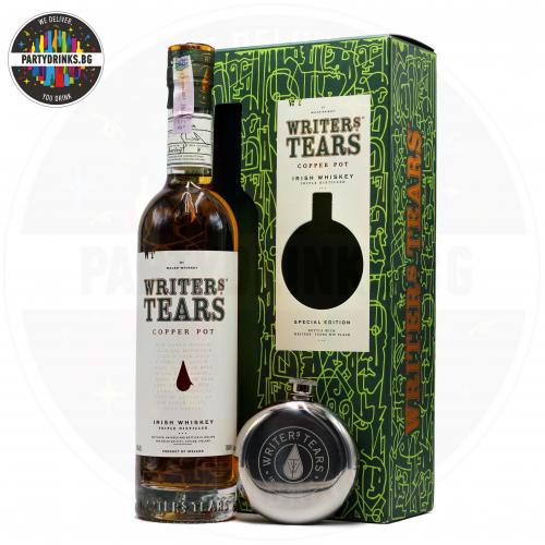 Ирландско уиски Writers Tears Copper Pot 700ml 40% с манерка